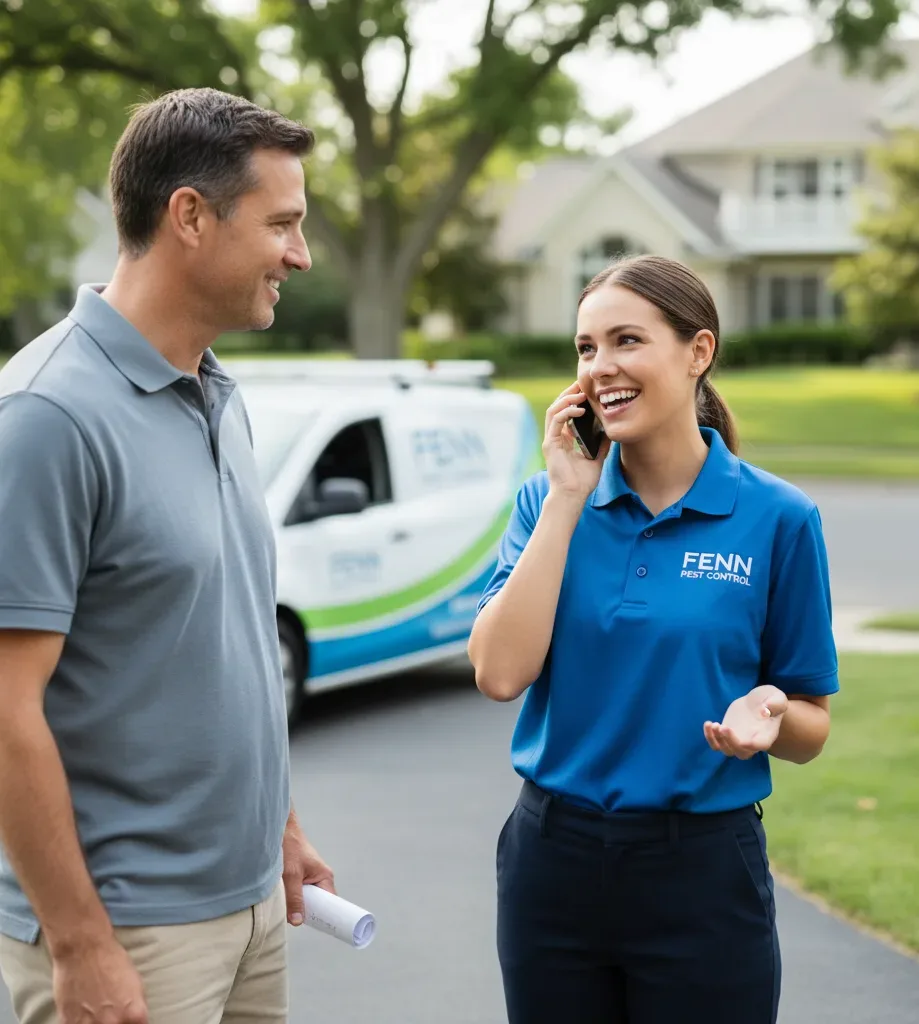 Fenn Pest Control customer support in Redgranite